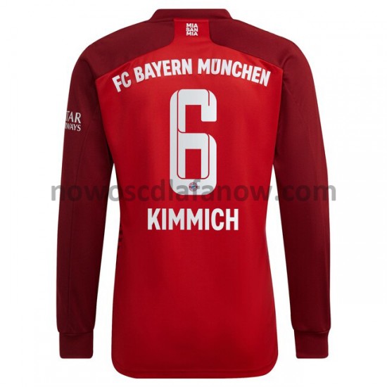 Koszulka Bayern Monachium Joshua Kimmich 6 Domowy Komplet 2021-2022 Długie Rękawy