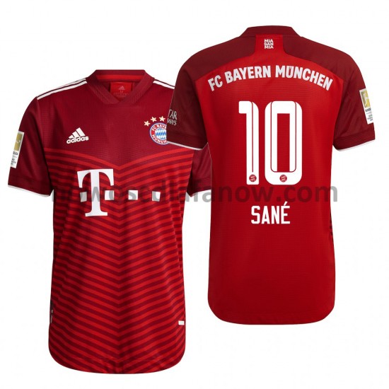 Koszulka Bayern Monachium Leroy Sane 10 Domowy Komplet 2021-2022 Krótkie Rękawy
