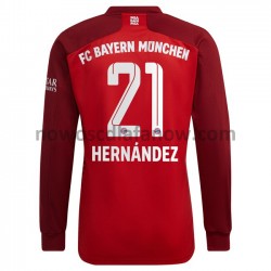 Koszulka Bayern Monachium Lucas Hernandez 21 Domowy Komplet 2021-2022 Długie Rękawy