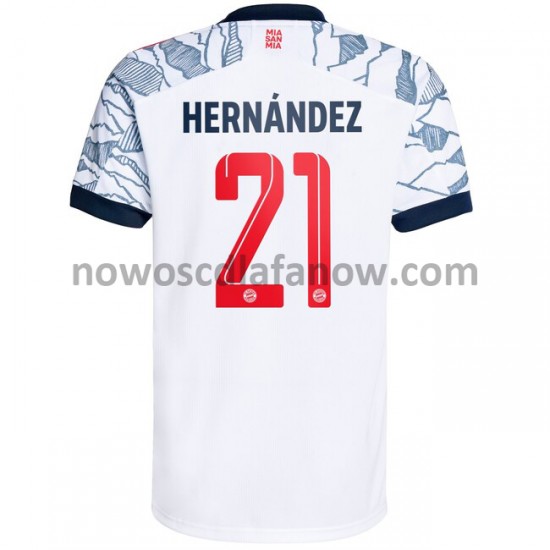 Koszulka Bayern Monachium Lucas Hernandez 21 Trzeci Komplet 2021-2022 Krótkie Rękawy