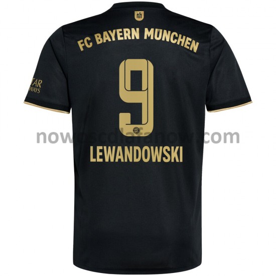 Koszulka Bayern Monachium Robert Lewandowski 9 Wyjazdowy Komplet 2021-2022 Krótkie Rękawy