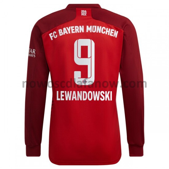 Koszulka Bayern Monachium Robert Lewandowski 9 Domowy Komplet 2021-2022 Długie Rękawy