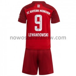 Koszulka Bayern Monachium Robert Lewandowski 9 Dziecięca Domowy Komplet 2021-2022 Krótkie Rękawy