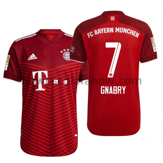 Koszulka Bayern Monachium Serge Gnabry 7 Domowy Komplet 2021-2022 Krótkie Rękawy