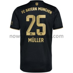 Koszulka Bayern Monachium Thomas Muller 25 Wyjazdowy Komplet 2021-2022 Krótkie Rękawy