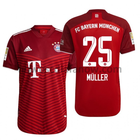 Koszulka Bayern Monachium Thomas Muller 25 Domowy Komplet 2021-2022 Krótkie Rękawy
