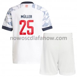 Koszulka Bayern Monachium Thomas Muller 25 Dziecięca Trzeci Komplet 2021-2022 Krótkie Rękawy