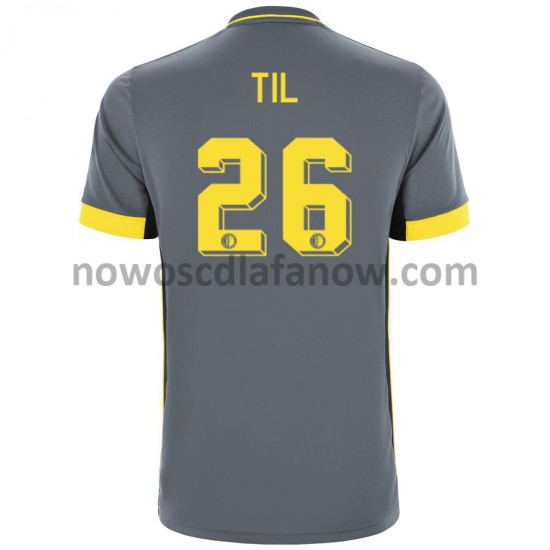 Koszulka Feyenoord Rotterdam Guus Til 26 Wyjazdowy Komplet 2021-2022 Krótkie Rękawy