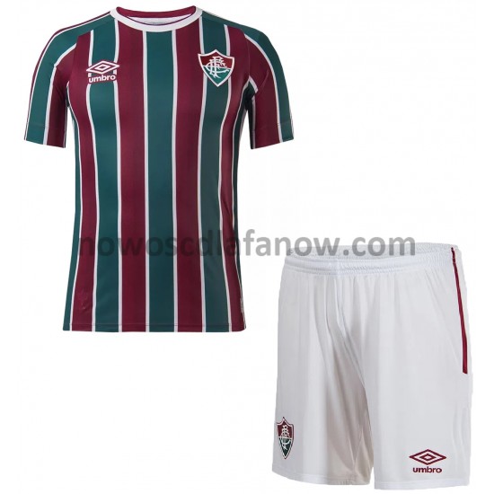 Koszulka Fluminense Dziecięca Domowy Komplet 2021-2022 Krótkie Rękawy