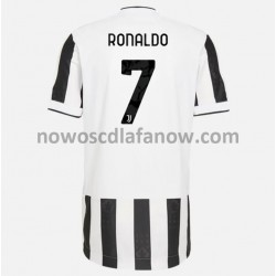 Koszulka Juventus Cristiano Ronaldo 7 Domowy Komplet 2021-2022 Krótkie Rękawy