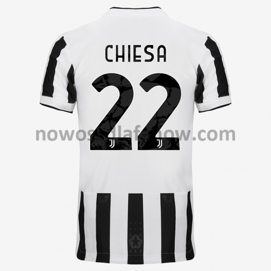 Koszulka Juventus Federico Chiesa 22 Domowy Komplet 2021-2022 Krótkie Rękawy