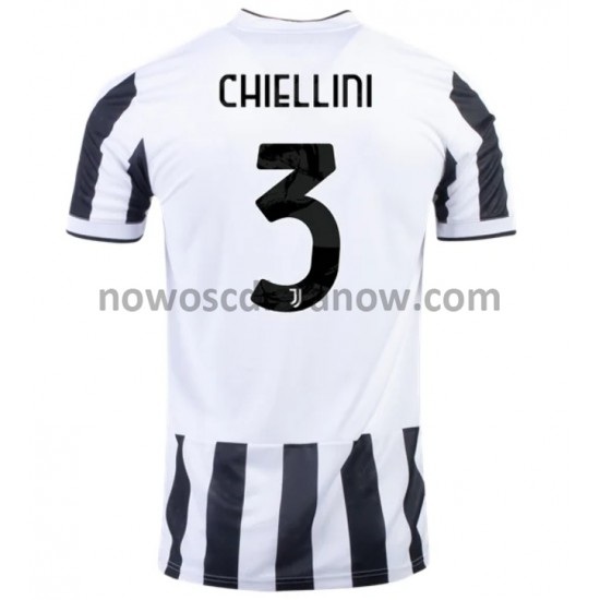 Koszulka Juventus Giorgio Chiellini 3 Domowy Komplet 2021-2022 Krótkie Rękawy
