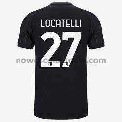Koszulka Juventus Manuel Locatelli 27 Wyjazdowy Komplet 2021-2022 Krótkie Rękawy