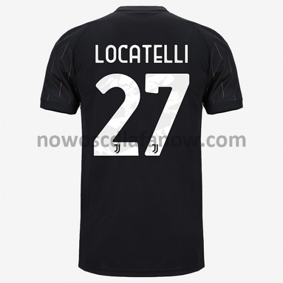 Koszulka Juventus Manuel Locatelli 27 Wyjazdowy Komplet 2021-2022 Krótkie Rękawy