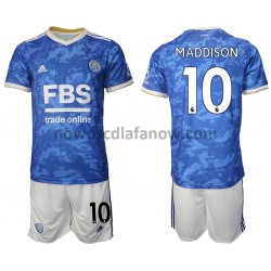 Koszulka Leicester City James Maddison 10 Dziecięca Domowy Komplet 2021-2022 Krótkie Rękawy