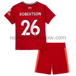 Koszulka Liverpool Andrew Robertson 26 Dziecięca Domowy Komplet 2021-2022 Krótkie Rękawy