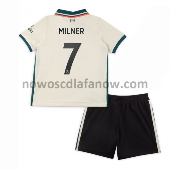 Koszulka Liverpool James Milner 7 Dziecięca Wyjazdowy Komplet 2021-2022 Krótkie Rękawy