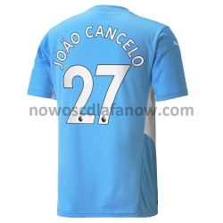 Koszulka Manchester City Joao Cancelo 27 Domowy Komplet 2021-2022 Krótkie Rękawy