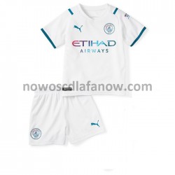 Koszulka Manchester City Dziecięca Wyjazdowy Komplet 2021-2022 Krótkie Rękawy
