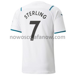 Koszulka Manchester City Raheem Sterling 7 Wyjazdowy Komplet 2021-2022 Krótkie Rękawy
