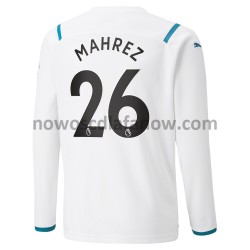 Koszulka Manchester City Riyad Mahrez 26 Wyjazdowy Komplet 2021-2022 Długie Rękawy
