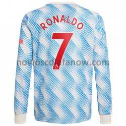 Koszulka Manchester United Cristiano Ronaldo 7 Wyjazdowy Komplet 2021-2022 Długie Rękawy