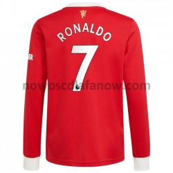 Koszulka Manchester United Cristiano Ronaldo 7 Domowy Komplet 2021-2022 Długie Rękawy