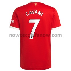 Koszulka Manchester United Edinson Cavani 7 Domowy Komplet 2021-2022 Krótkie Rękawy
