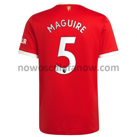 Koszulka Manchester United Harry Maguire 5 Domowy Komplet 2021-2022 Krótkie Rękawy