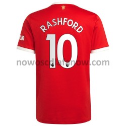 Koszulka Manchester United Marcus Rashford 10 Domowy Komplet 2021-2022 Krótkie Rękawy