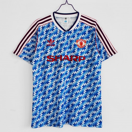 Koszulka Manchester United Retro Domowy Komplet 1992 Krótkie Rękawy