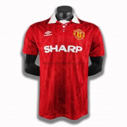 Koszulka Manchester United Retro Domowy Komplet 1994 Krótkie Rękawy