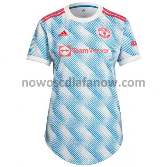 Koszulka Manchester United Damska Wyjazdowy Komplet 2021-2022 Krótkie Rękawy