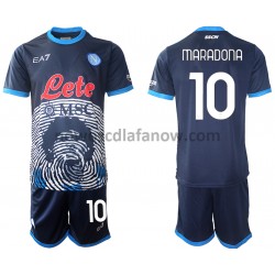 Koszulka SSC SSC Napoli Diego Maradona 10 Special 2 Dziecięca Domowy Komplet 2021-2022 Krótkie Rękawy