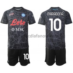 Koszulka SSC SSC Napoli Diego Maradona 10 Special Dziecięca Domowy Komplet 2021-2022 Krótkie Rękawy