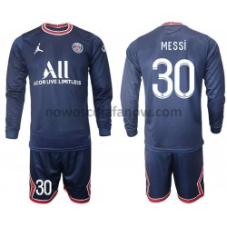 Koszulka Paris Saint-Germain MESSI 30 Dziecięca Domowy Komplet 2021-2022 Długie Rękawy