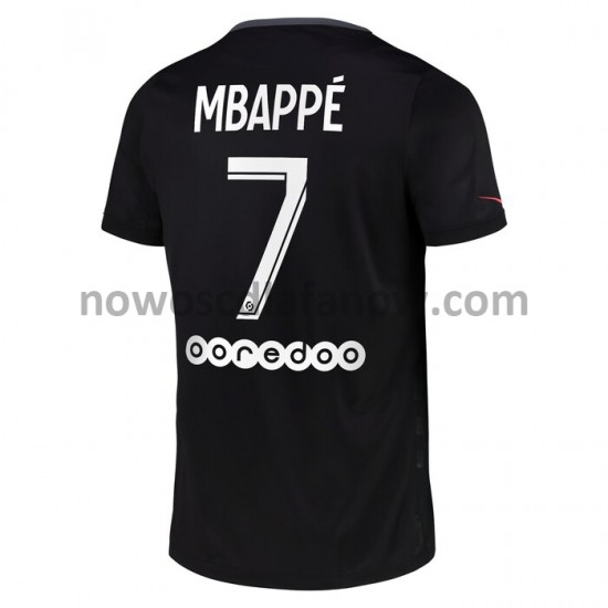 Koszulka Paris Saint-Germain Kylian Mbappé 7 Trzeci Komplet 2021-2022 Krótkie Rękawy