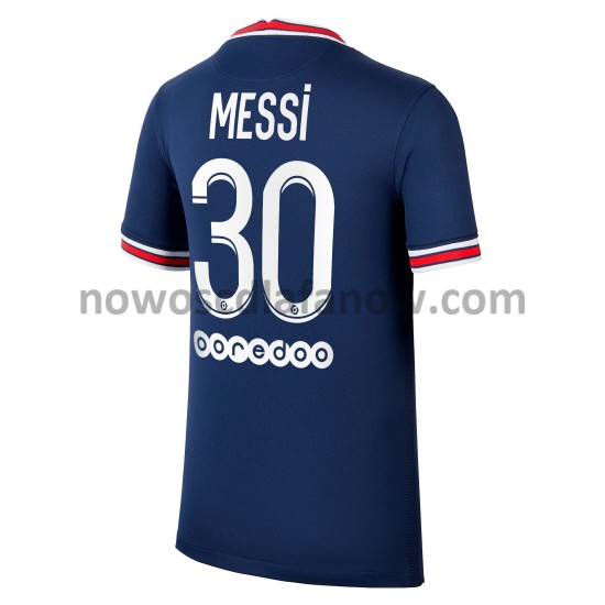 Koszulka Paris Saint-Germain Lionel Messi 30 Domowy Komplet 2021-2022 Krótkie Rękawy