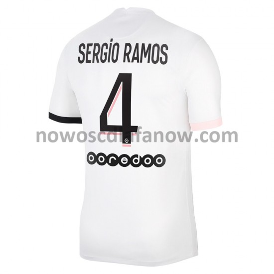 Koszulka Paris Saint-Germain Sergio Ramos 4 Wyjazdowy Komplet 2021-2022 Krótkie Rękawy