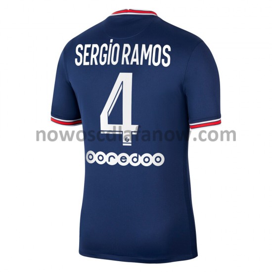 Koszulka Paris Saint-Germain Sergio Ramos 4 Domowy Komplet 2021-2022 Krótkie Rękawy