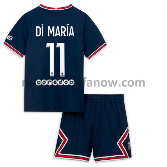 Koszulka Paris Saint-Germain Angel Di Maria 11 Dziecięca Domowy Komplet 2021-2022 Krótkie Rękawy