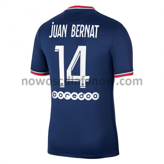 Koszulka Paris Saint-Germain Juan Bernat 14 Domowy Komplet 2021-2022 Krótkie Rękawy