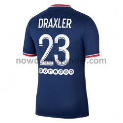 Koszulka Paris Saint-Germain Julian Draxler 23 Domowy Komplet 2021-2022 Krótkie Rękawy
