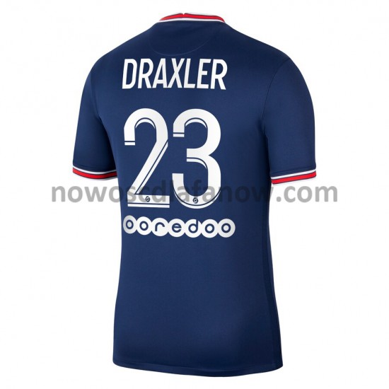 Koszulka Paris Saint-Germain Julian Draxler 23 Domowy Komplet 2021-2022 Krótkie Rękawy