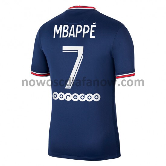 Koszulka Paris Saint-Germain Kylian Mbappé 7 Domowy Komplet 2021-2022 Krótkie Rękawy