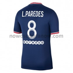 Koszulka Paris Saint-Germain Leandro Paredes 8 Domowy Komplet 2021-2022 Krótkie Rękawy
