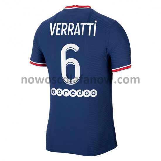 Koszulka Paris Saint-Germain Marco Verratti 6 Domowy Komplet 2021-2022 Krótkie Rękawy