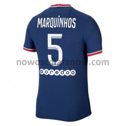 Koszulka Paris Saint-Germain Marquinhos 5 Domowy Komplet 2021-2022 Krótkie Rękawy