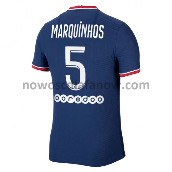 Koszulka Paris Saint-Germain Marquinhos 5 Domowy Komplet 2021-2022 Krótkie Rękawy