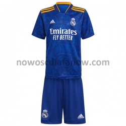 Koszulka Real Madryt Dziecięca Wyjazdowy Komplet 2021-2022 Krótkie Rękawy